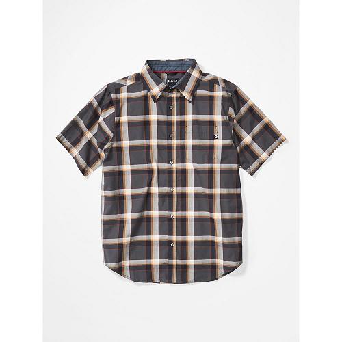 Marmot Meeker Shirts For Mens Dark Grey YAF857946